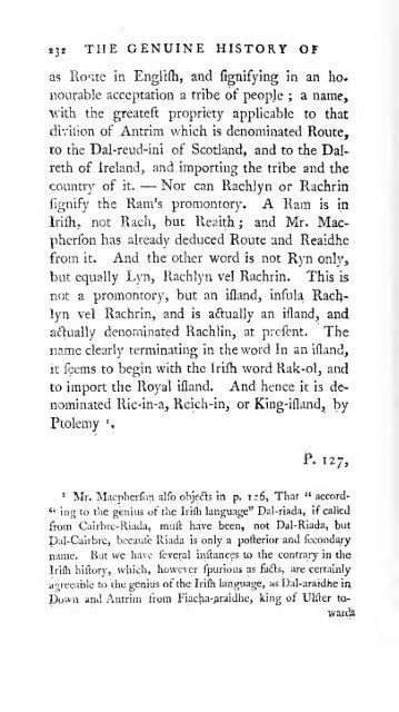 The genuine history of the Britons asserted against Mr. Macpherson ...