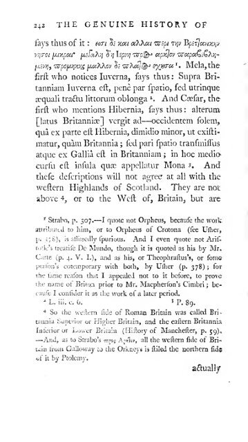 The genuine history of the Britons asserted against Mr. Macpherson ...