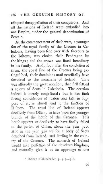 The genuine history of the Britons asserted against Mr. Macpherson ...