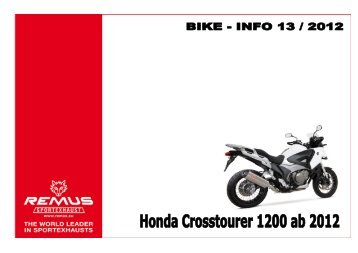 REMUS NEWS 13 Honda Crosstourer 1200 ab 2012