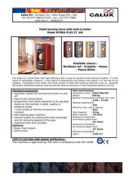 PRODUCTS - Renewable heating