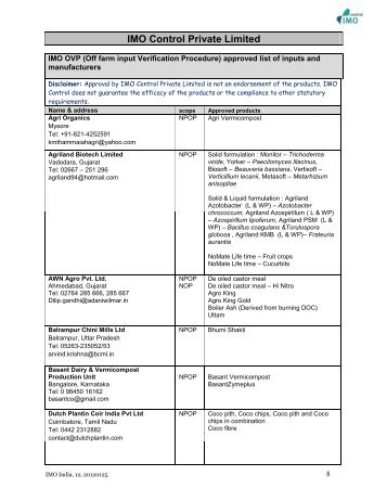 IMO Control Private Limited