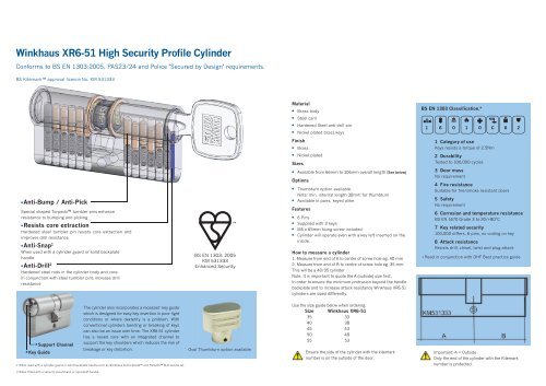 Winkhaus XR6-51 - High Performance Windows and Doors