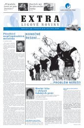 EXTRA ligové noviny | číslo 0 | léto 2009  | Speciál Ligy lidských práv