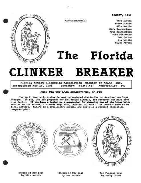The CLINKER BREAKER - Florida Artist Blacksmith Association