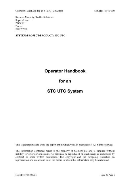 ST900 & ST750 HANDSET HANDBOOK - Siemens