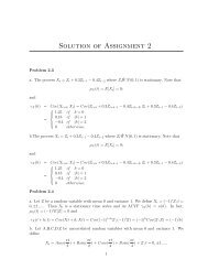 Solution of Assignment 2