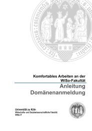 Anleitung Domänenanmeldung - Wiso-IT-Services - Universität zu ...