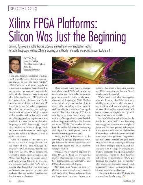 Automotive Innovators Hit High Gear in - Xilinx