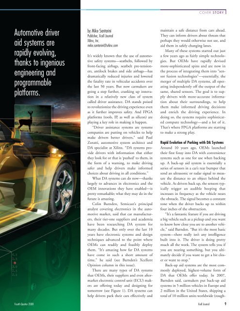 Automotive Innovators Hit High Gear in - Xilinx