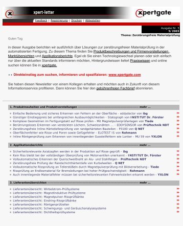 Drucken - Xpertgate GmbH & Co. KG