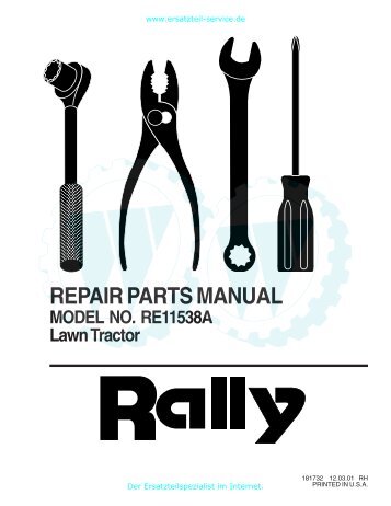 REPAIR PARTS MANUAL
