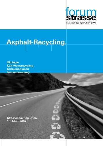 Asphalt-Recycling. - IMP Bautest AG
