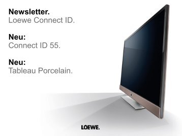 Newsletter. Loewe Connect ID.