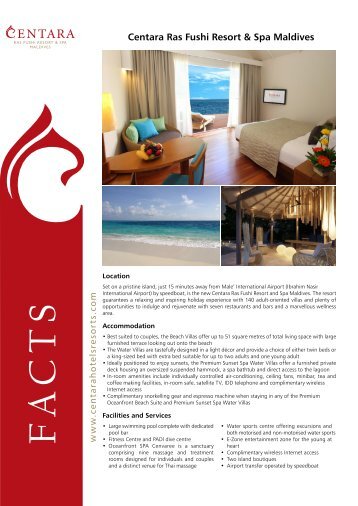 Centara Ras Fushi Resort & Spa Maldives - Centara Hotels & Resorts