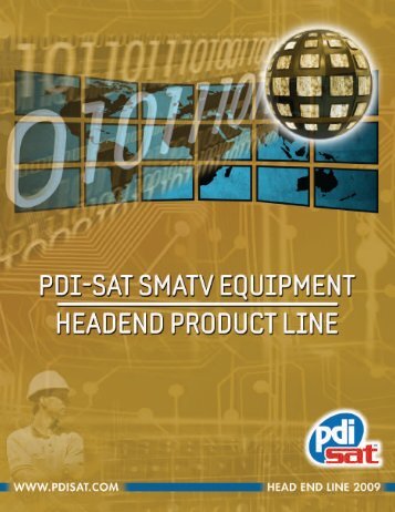 Custom built smatv systems - PDI-SAT