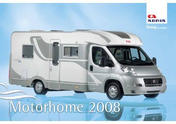 Download / bekijk de catalogus van Adria 2008