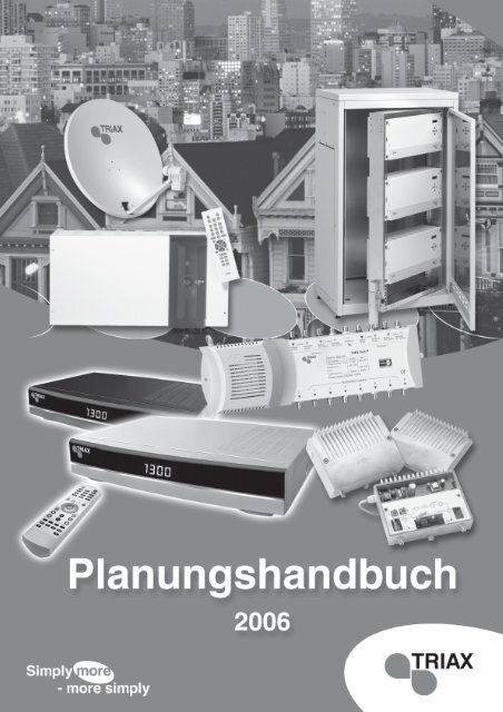 Seite 1 TRIAX Planungshandbuch