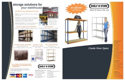 storage solutions for your warehouse - Shelf N Store