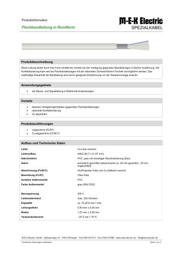 Download [PDF] - M-E-K Electric GmbH