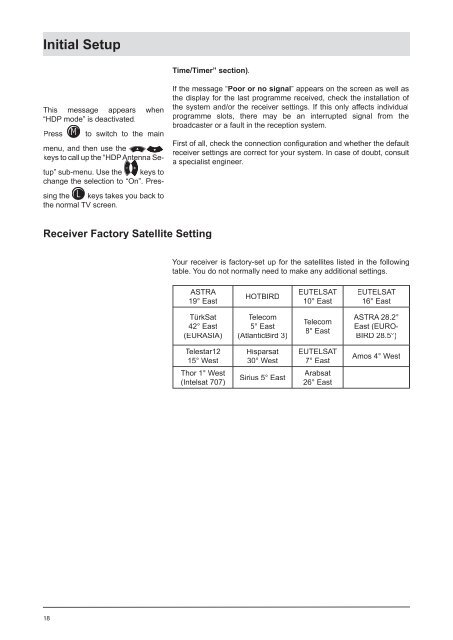 9362705b, Operating Manual UFD 170 DVB-S Receiver ... - Kathrein