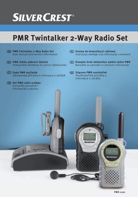 PMR Twintalker 2-Way Radio Set - Targa Service Portal