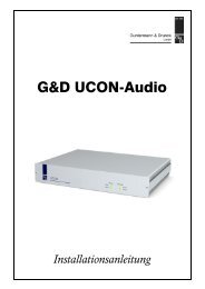 G&D UCON-Audio - Guntermann und Drunck GmbH