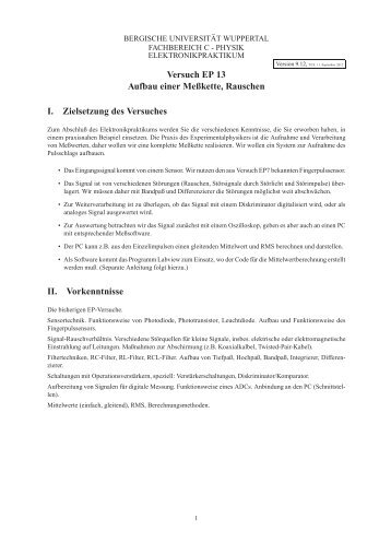 Versuchsanleitung EP13 (Version 9.2012)