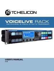 Voicelive Play Preset List Tc Helicon