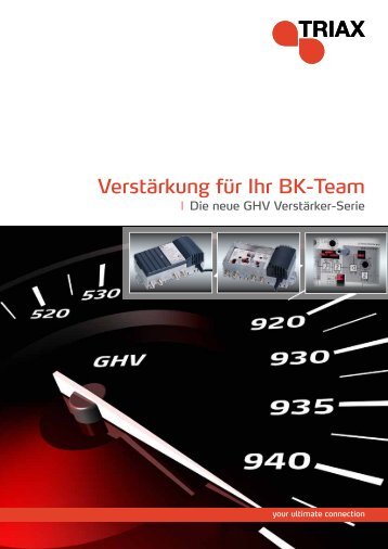 TRIAX Verstärkerbroschüre anschauen (PDF)