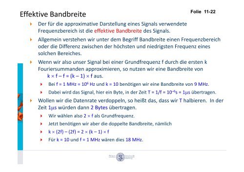 Grundlagen der Datenübertragung