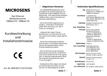 MICROSENS - TERAMILE GmbH