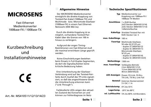 MICROSENS - TERAMILE GmbH