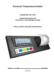 Euroscan TX2 / RX2 - Kiesling Fahrzeugbau GmbH