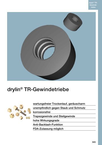 drylin® TR-Gewindetriebe - Igus