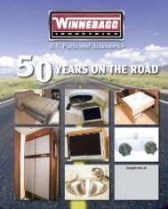 R.V. Parts and Accessories Catalog - Winnebago Industries