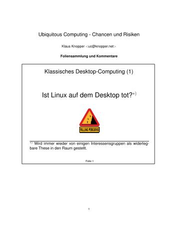 Ubiquitous Computing - Knopper.Net Consulting