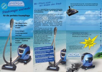 Staubsauger undmehr - Pro Aqua