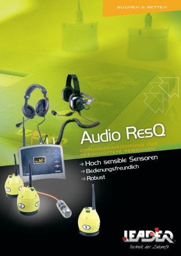 Broschüre Audio ResQ - Leader
