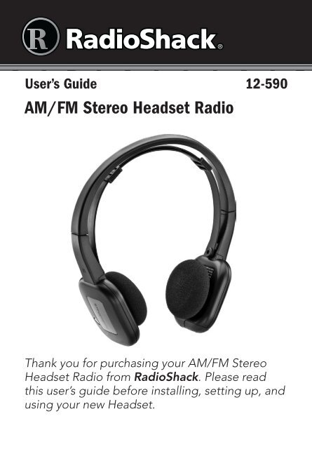 Headset radio shack hot sale
