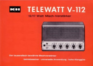 E: TELEWATT V-H2 - Neumann