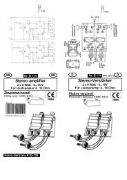 Stereo amplifier Stereo-Verstärker