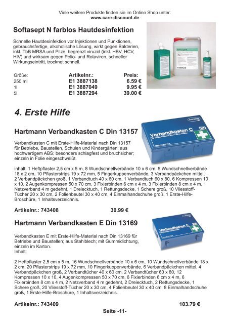 Downloadfähiger Katalog - Care-Discount