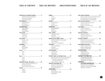 tabla de las materias - QSC Audio Products