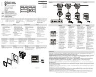 Busch-Audioworld® Verstärker Einsatz 8211 U ... - E-Katalog Archiv