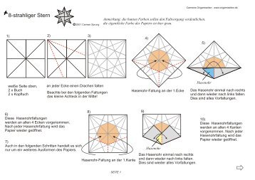 8-strahliger Stern - Carmens Origami-Seiten