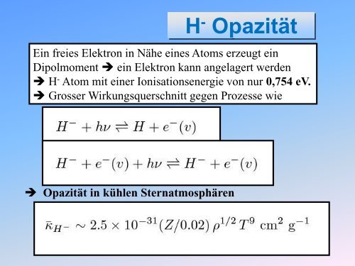 Von der Hauptreihe zu Roten Riesen