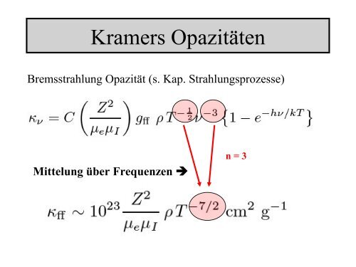 Gleichgewichts- Phasen im Leben eines Sterns