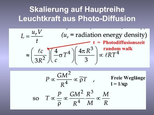 Gleichgewichts- Phasen im Leben eines Sterns