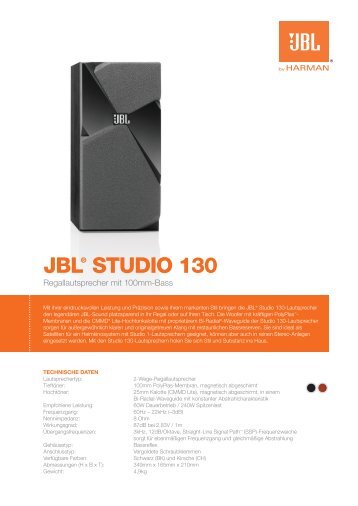 JBL® Studio 130